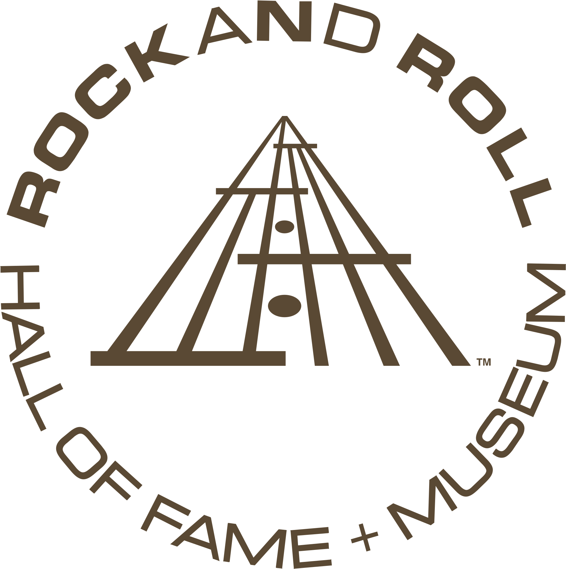 Rock And Roll Logo Png Transparent - Rock And Roll Hall Of Fame Logo Vector (2400x2400), Png Download