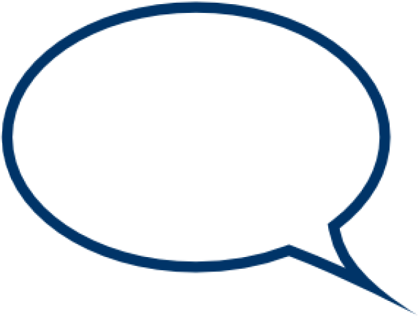 Speech Bubble Clipart Right - Circle (640x480), Png Download