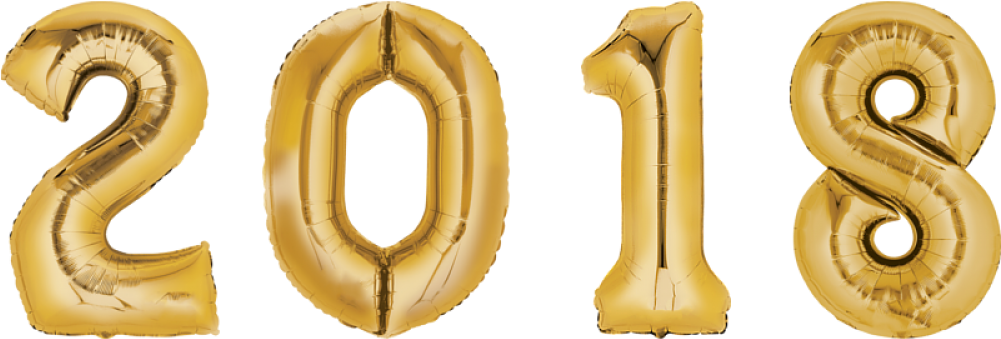 Foil Balloon Set New Year Xxl - Number Balloons (1000x1000), Png Download