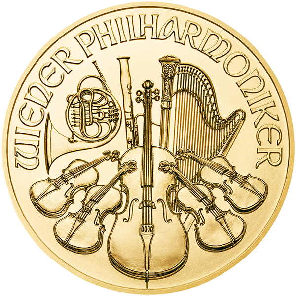 1 Oz Gold 2018 Austrian Philharmonic - Vienna Philharmonic (600x600), Png Download