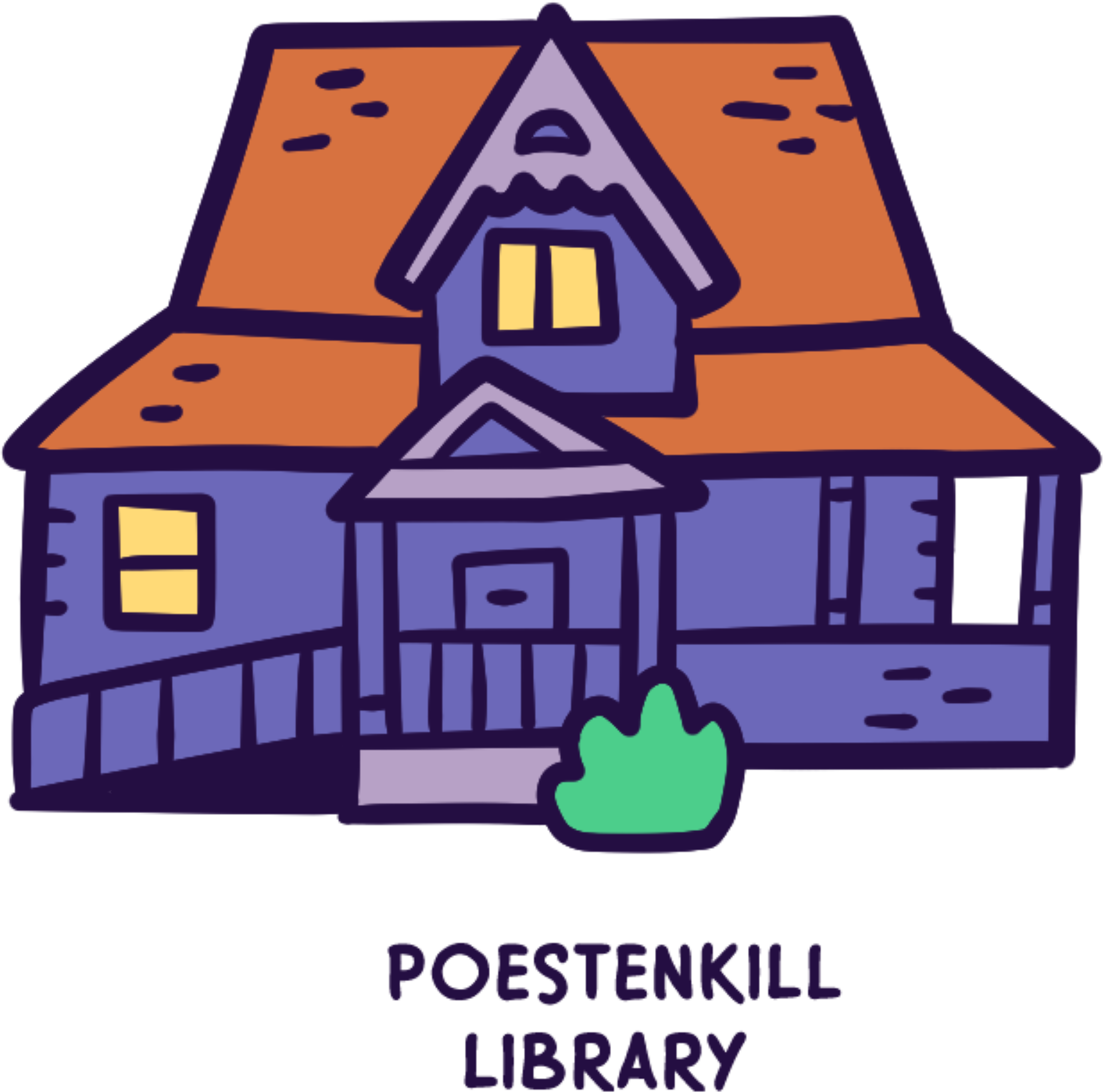 Poestenkill Library , Poes (2159x2138), Png Download