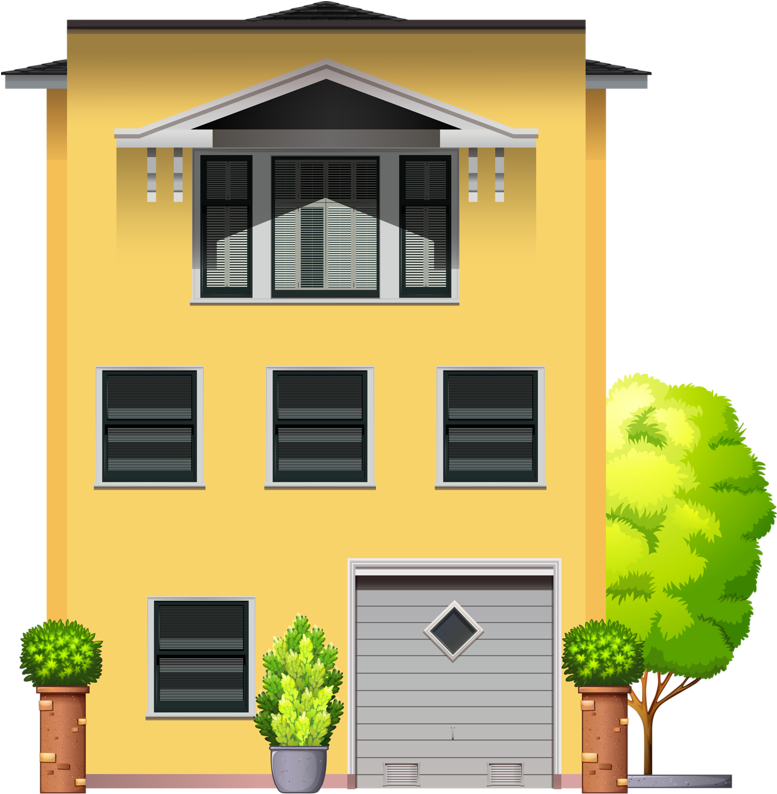 Фотки House Clipart, Cottage Art, Village Houses, Home - Building (776x800), Png Download