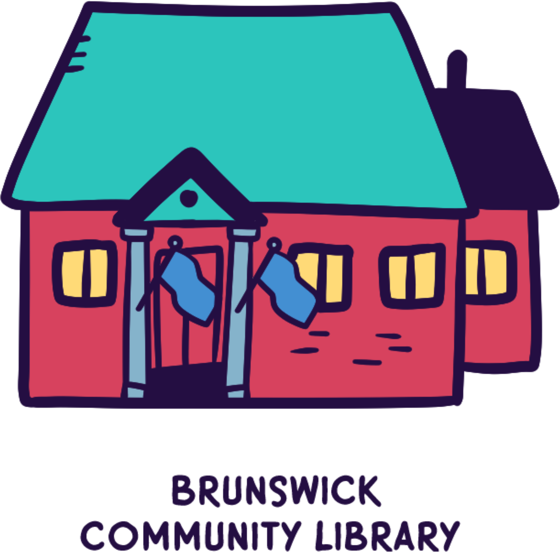 Brunswick Community Library , Brun (2138x2110), Png Download