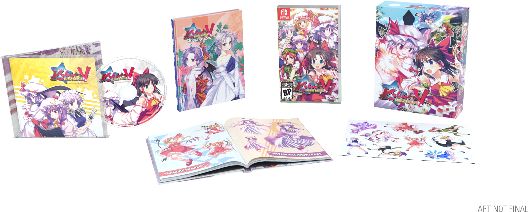 Touhou Kobuto V - Touhou Kobuto V Burst Battle Limited Edition (1920x1080), Png Download