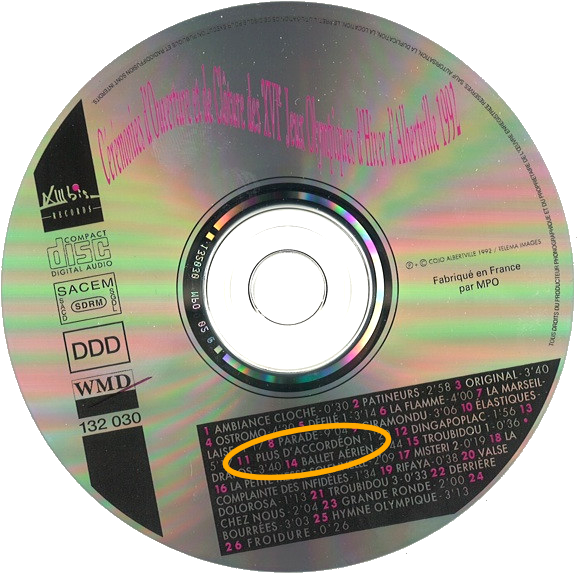 Albertville 1992 Cd - Cd (580x580), Png Download