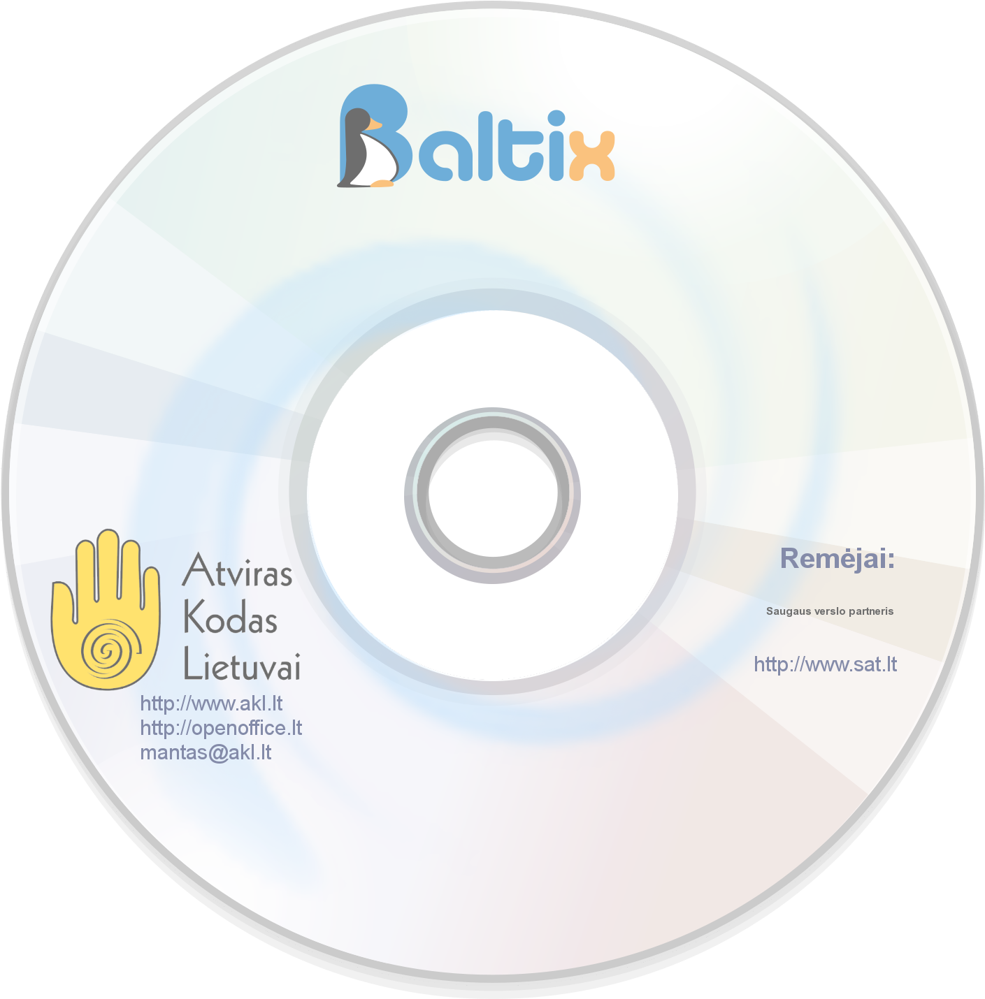 Baltix Cd Lankstinukui - Cd (1450x1450), Png Download