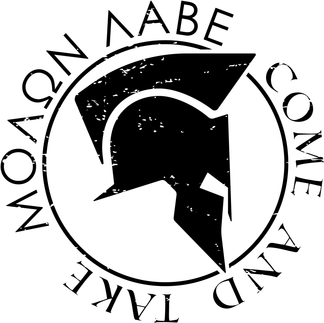 Molon Labe Spartan Come And Take Sticker - Spartan Logo T Shirt (1200x1194), Png Download