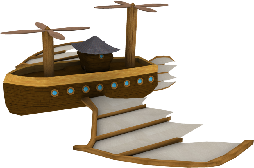 Airship Png Transparent Image - Sprites Airships (1032x774), Png Download