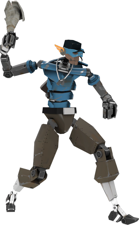 Scoutbot Super - Team Fortress 2 Robot Scout (456x737), Png Download