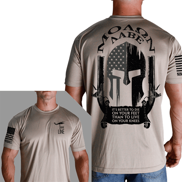 Nine Line Molon Labe (600x600), Png Download