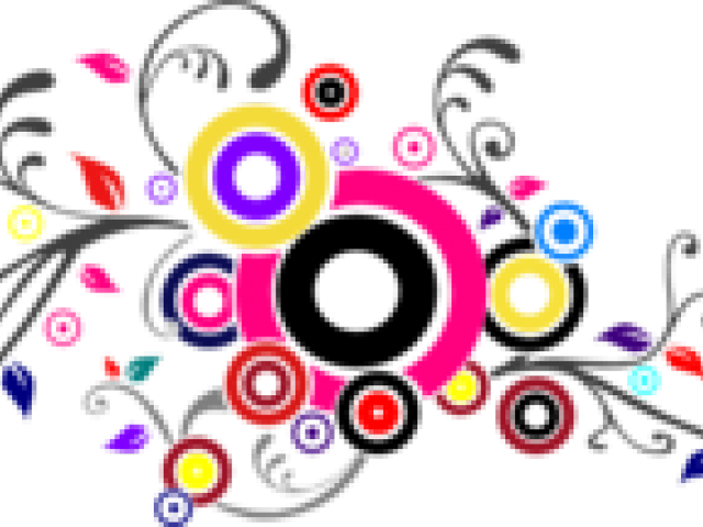 Colors Clipart Swirl - Swirl Vine Pattern (640x480), Png Download