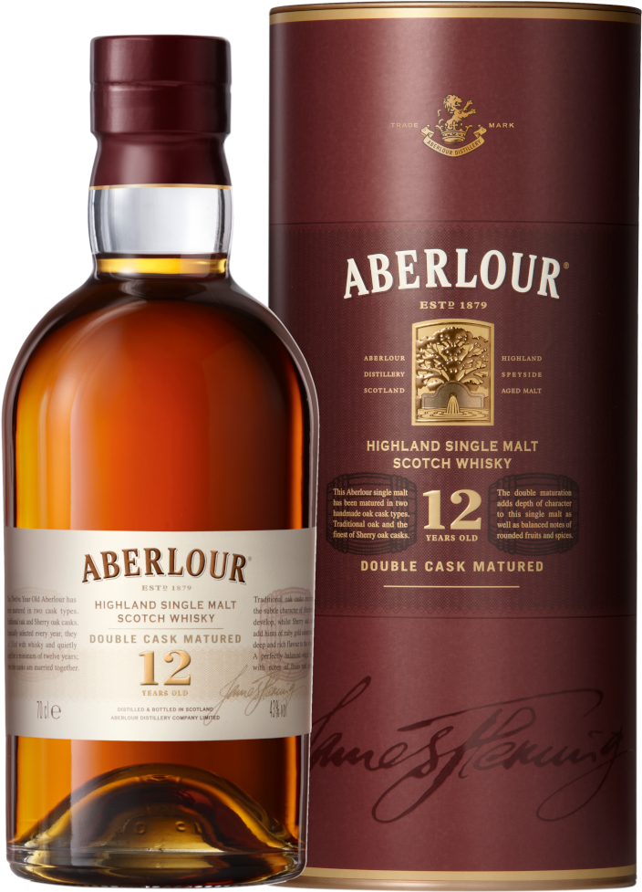 Aberlour 12 Year Old Scotch Whisky 700ml - Aberlour 12 Year Old (1000x1000), Png Download
