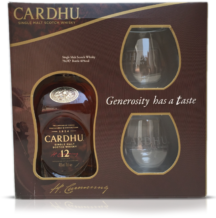 Cardhu 2 Glasses - Liqueur Coffee (800x1218), Png Download
