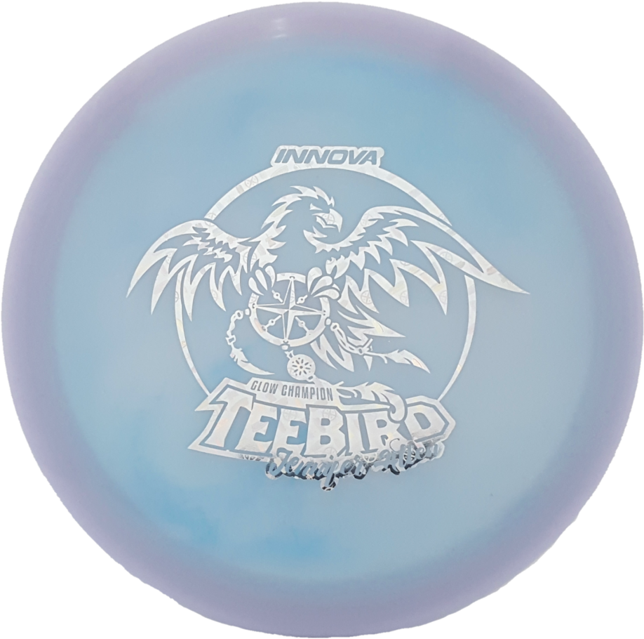 Innova Teebird Champion Swirl Color Glow Jen Allen - Duckpin Bowling (1080x1080), Png Download
