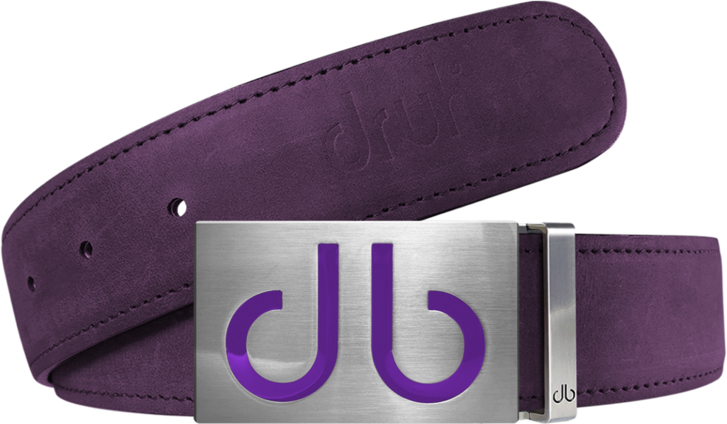 Purple Plain Leather Texture Belt With Buckle - Belt (1024x1024), Png Download