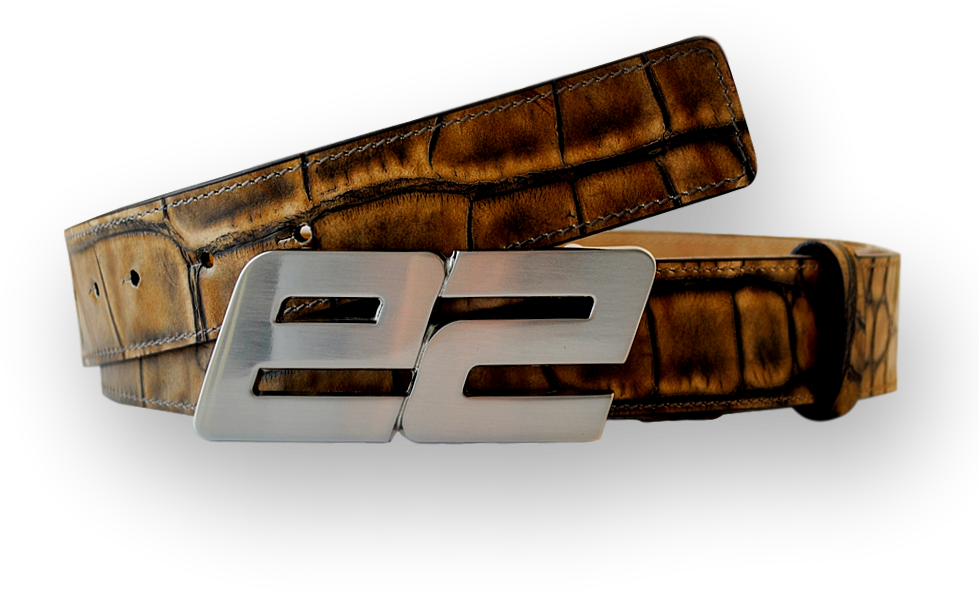 Cintura In Marmo Marrone Cocco Con Texture 3,5 Cm - Belt (1000x1000), Png Download