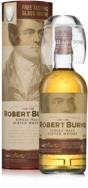 This Product Contains Alcohol - Robert Burns (800x800), Png Download