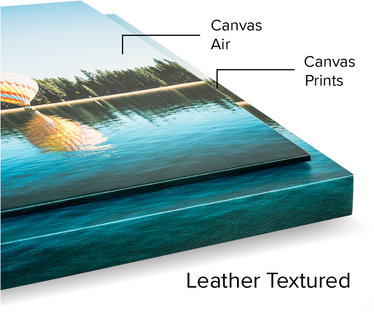 Standard Textured Gives You A More Classic Canvas Impression - Plywood (750x680), Png Download