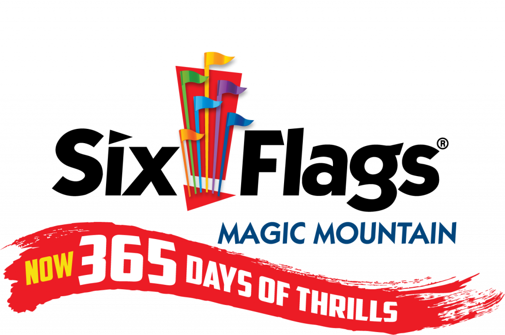 Six Flags Magic Mountain - Six Flags Magic Mountain Logo (1024x681), Png Download