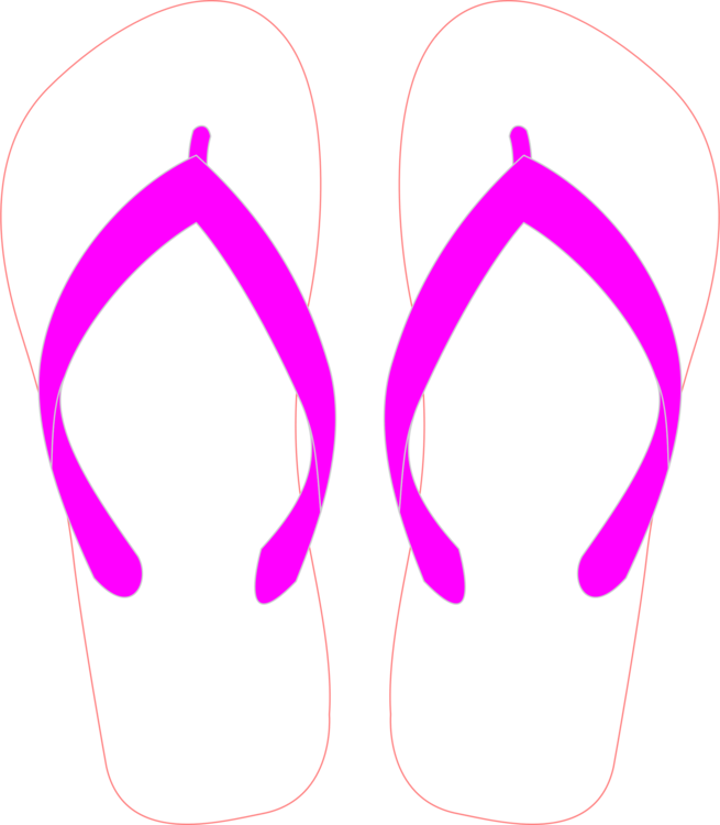 Shoe Flip-flops Clothing Accessories Computer Icons (655x750), Png Download