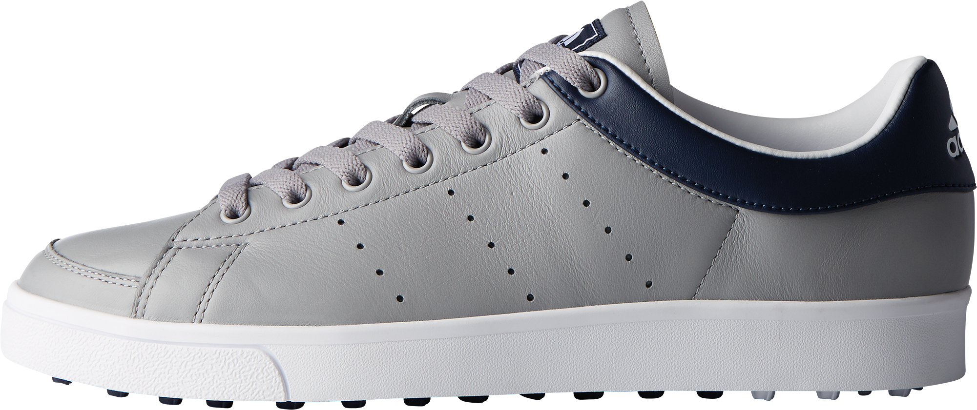 Adidas Adicross Classic Leather Golf Shoes Light Onix/collegiate - Grey Adicross Golf Shoes (2048x2048), Png Download
