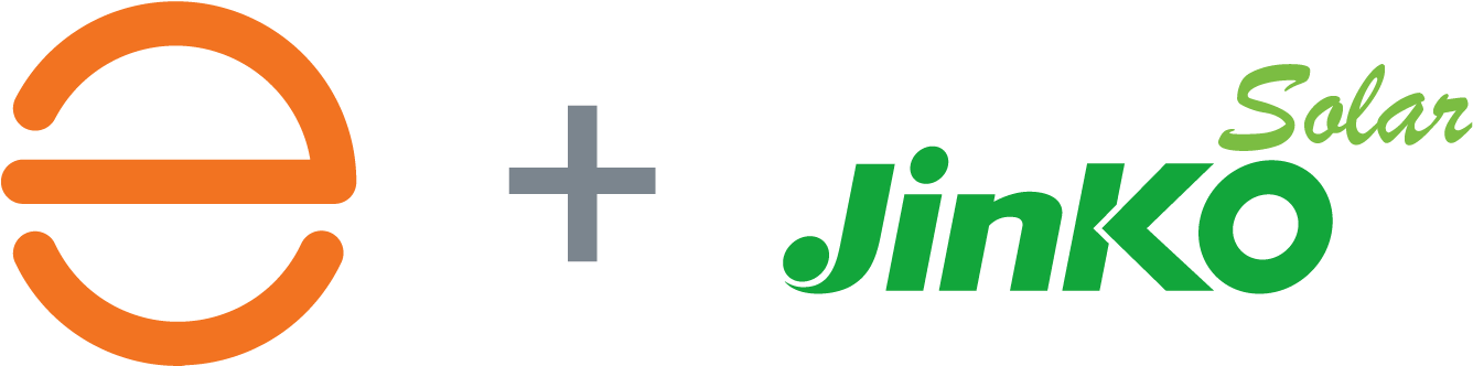 Enphase Logo And Jinkosolar Logo - Jinko Solar Logo Png (1939x521), Png Download
