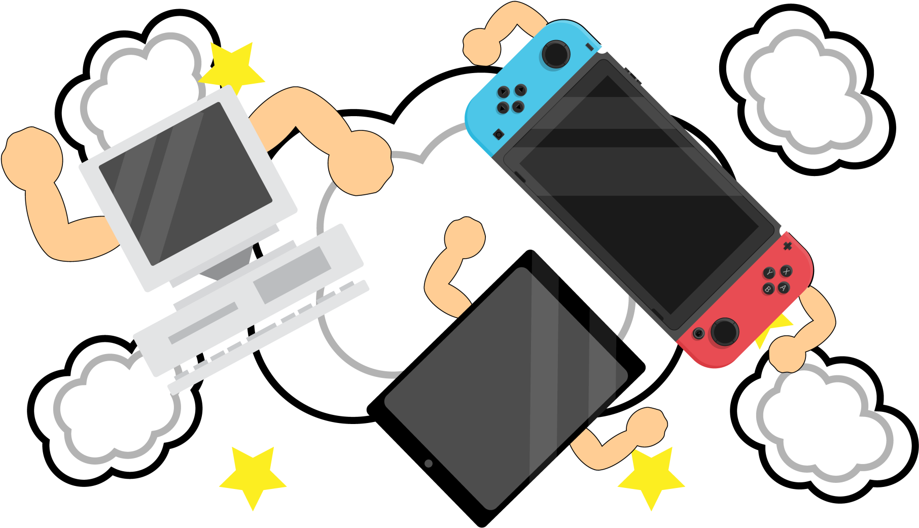 Cross-platform Play Changes The Game - Illustration (1920x1079), Png Download