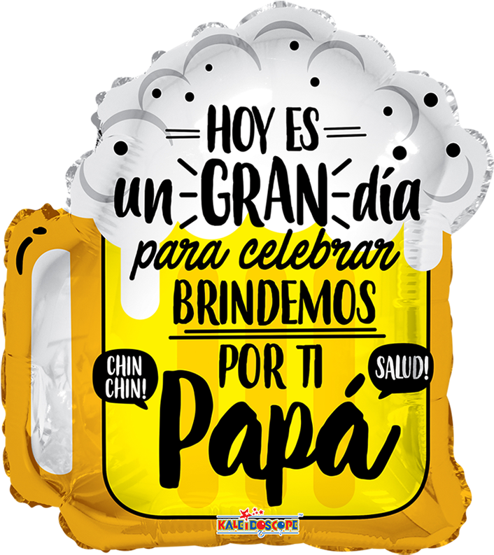 Globo Hoy Es Un Gran Día Para Celebrar Brindemos Por (800x800), Png Download