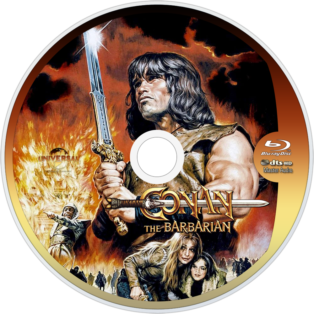 Conan The Barbarian Bluray Disc Image - Conan The Cimmerian 6 (1000x1000), Png Download