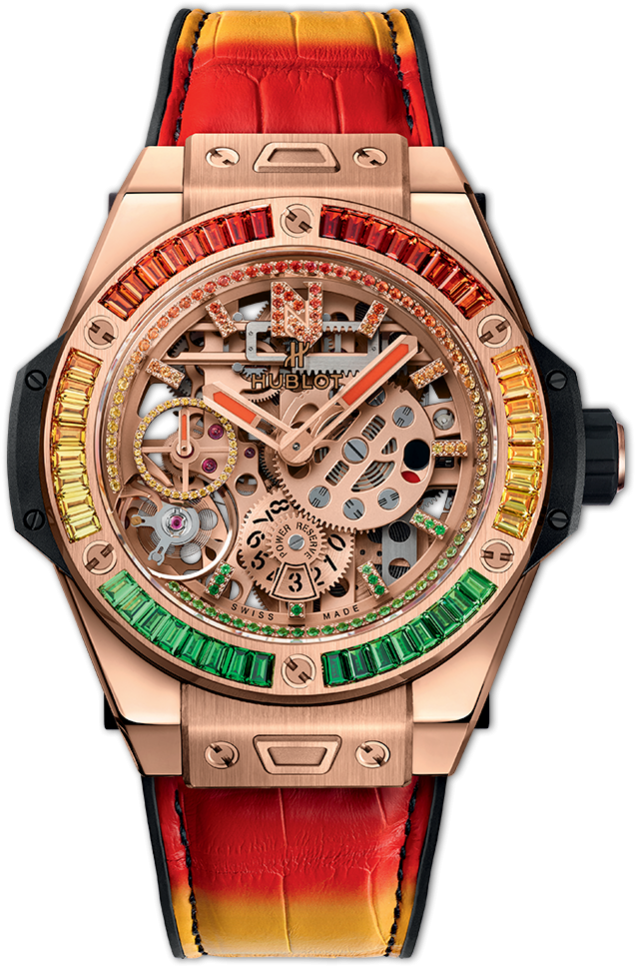 Big Bang Meca-10 “nicky Jam” King Gold - Hublot Big Bang Meca 10 Nicky Jam (1000x1000), Png Download