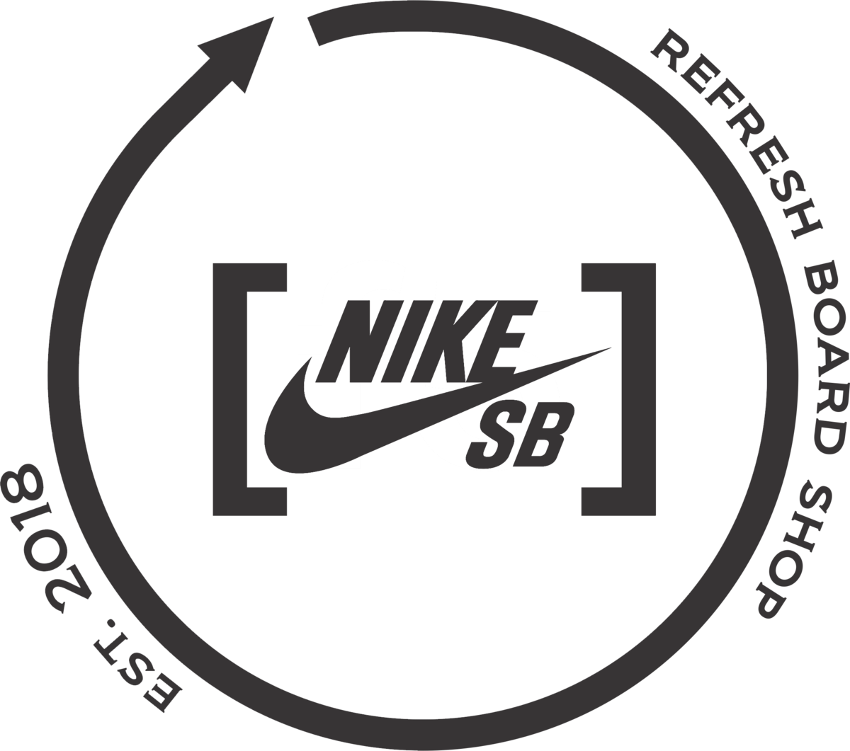 Nike Sb (1200x1061), Png Download