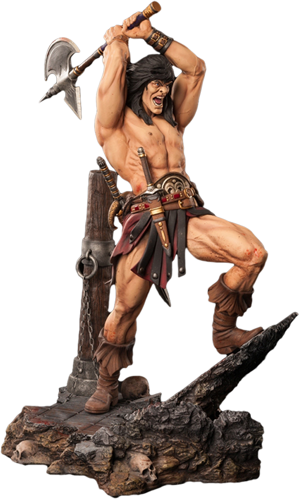 Conan - 1/4 - Statue - Arh Studios - Figurine (800x1000), Png Download