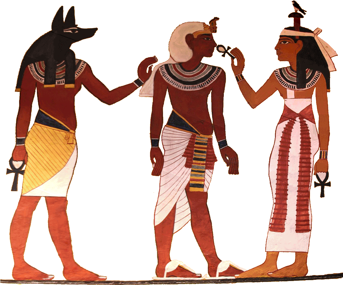 Tutankhamun-persons ] - Ancient Egyptian Drinking Water (1133x972), Png Download