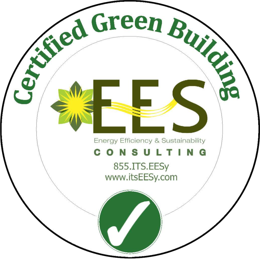 Ees Certified Green Building Logo - Circle (1035x1033), Png Download