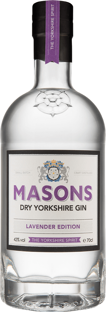 Masons Dry Yorkshire Gin (401x1179), Png Download