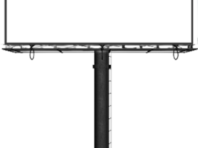 Billboard Clipart Black And White - Church Marketing (640x480), Png Download