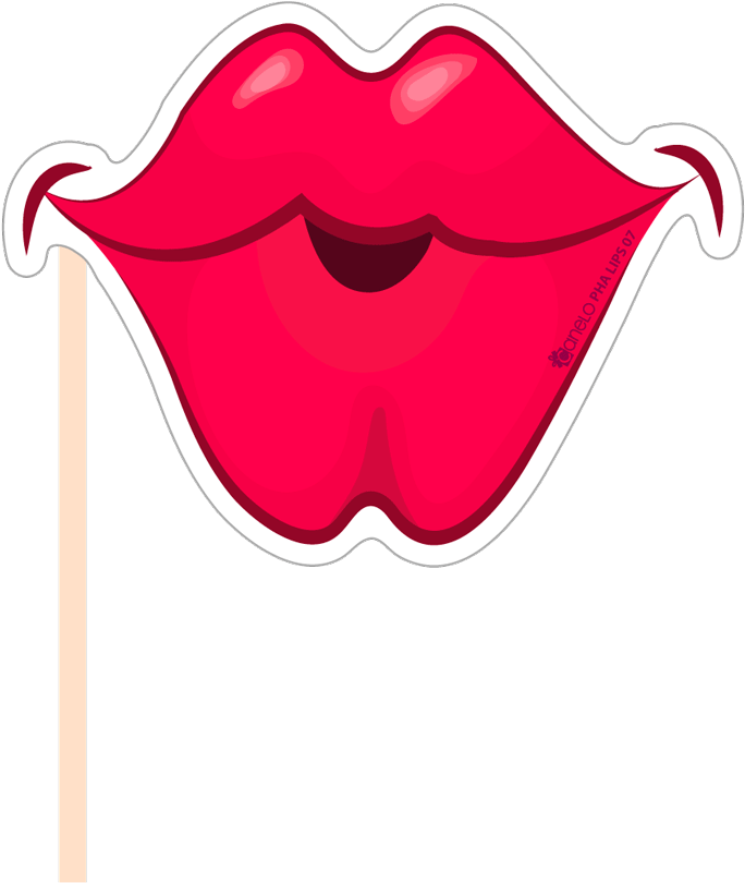 Party Photobooth Props Figure Lips - Lips Clipart For Photobooth (900x900), Png Download