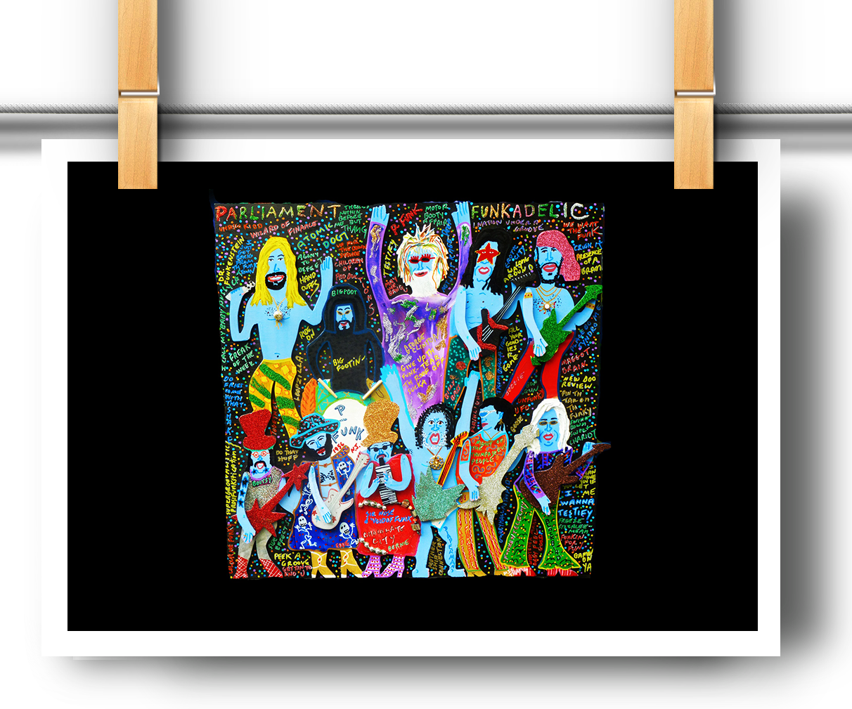 Funkedelic Backup - Son Of A Bush (1212x1009), Png Download