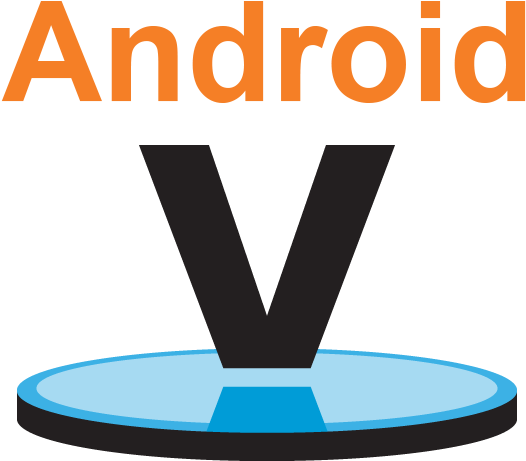 Logo V Set 3d Android - Circle (700x600), Png Download