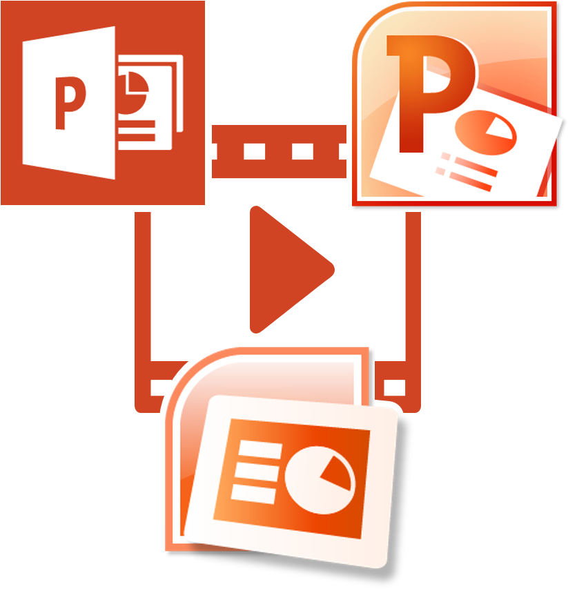 Video Formats In Powerpoint - Ikon Ms Powerpoint 2010 (900x900), Png Download