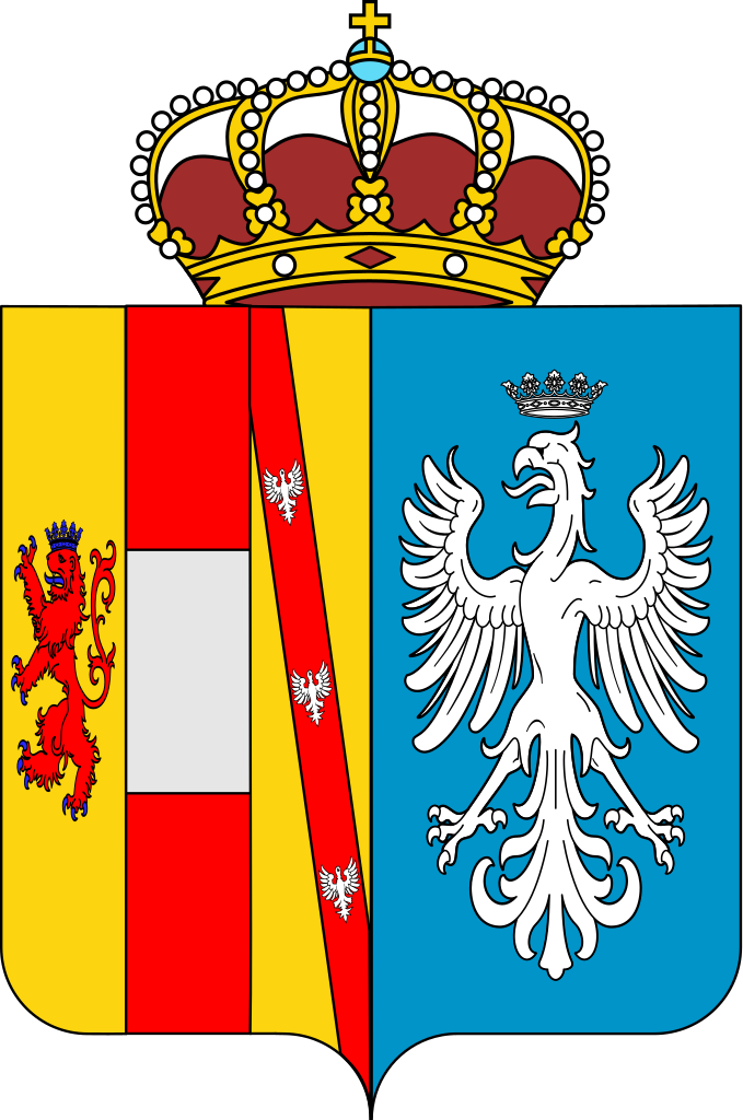 Coat Of Arms Of The Duchy Of Modena - Francisco Fernando De Austria (679x1024), Png Download