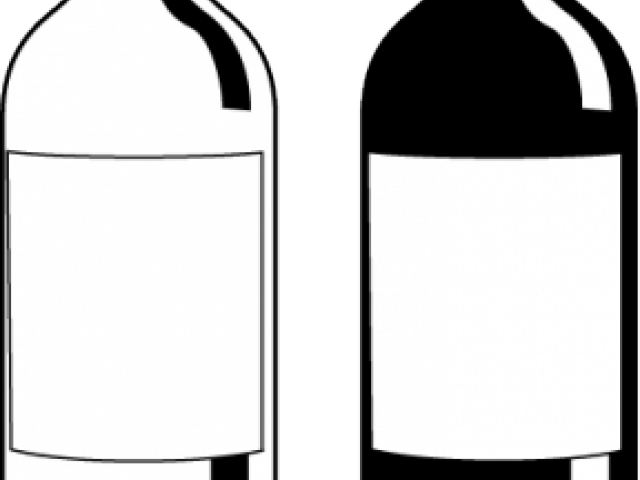 Boose Clipart Wine Bottle Silhouette (640x480), Png Download