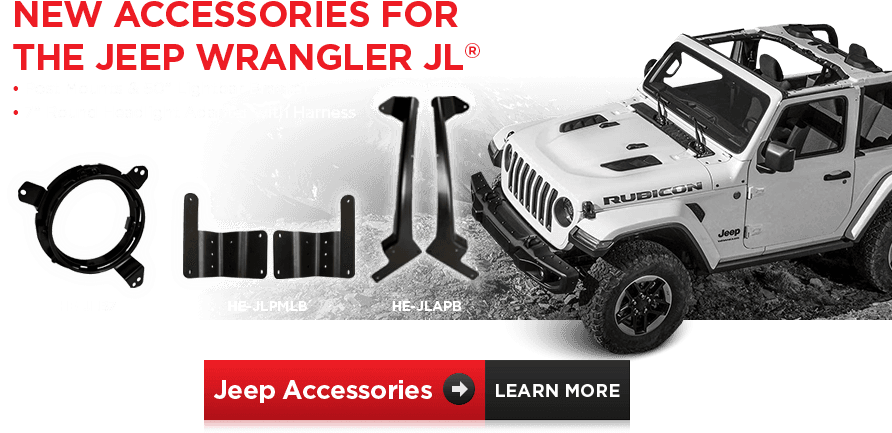 Heise Led Jeep Accessories - 2018 Jeep Wrangler Sport Top Removal (950x495), Png Download