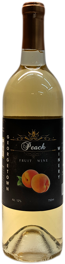 Peach By Georgetown Winery - Wine Bottle (800x1200), Png Download