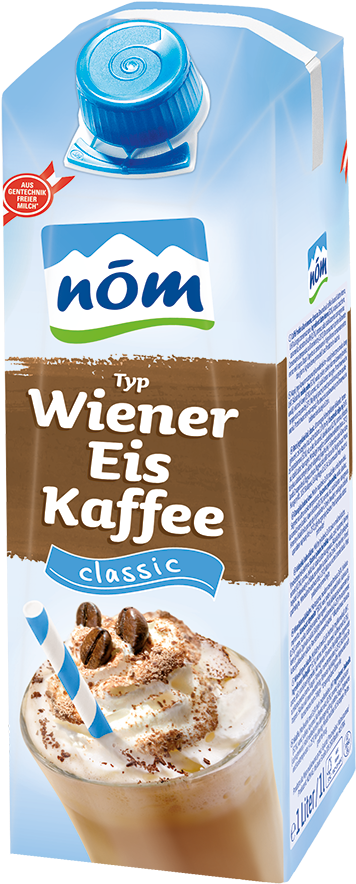 Nöm Viennese Iced Coffee 1l - Wiener Eis Kaffee (573x1010), Png Download