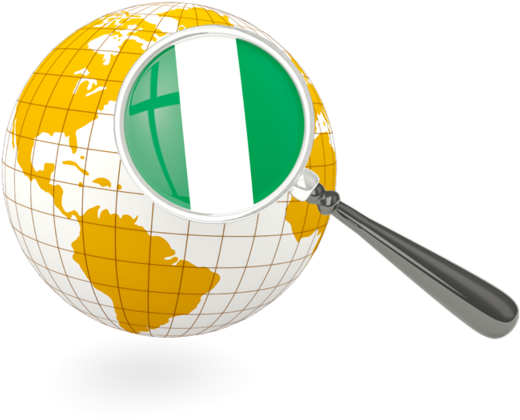 Jci Nigeria On World Map - Globe China (640x480), Png Download