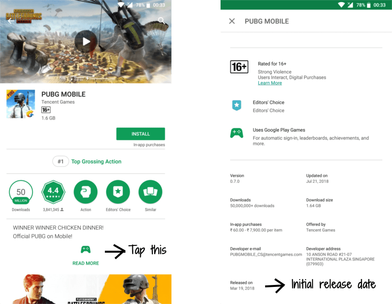 Pubg Android Game First Release Date - Pubg Not Compatible With Your Device (800x622), Png Download