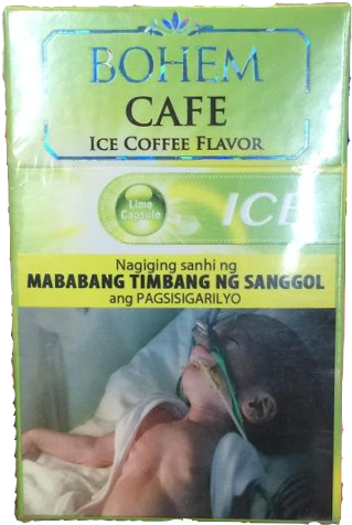 Bohem Cafe Ice Coffee Flavor Cigarettes 20's Bohem - Bohem Iced Coffee (600x600), Png Download