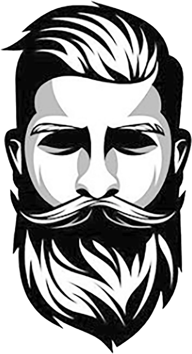 Download - Beard Style Logo (714x1317), Png Download