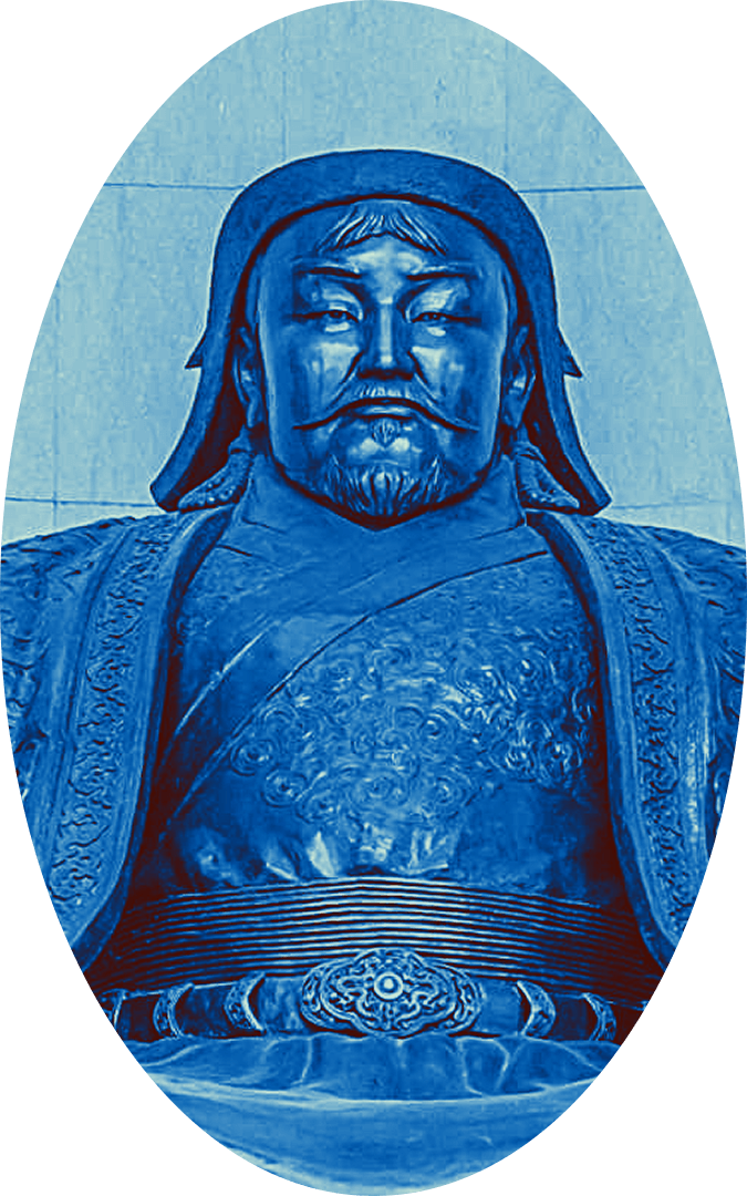 Genghis Khan's Greetings From The National Park Of - Khan Statue (675x1080), Png Download